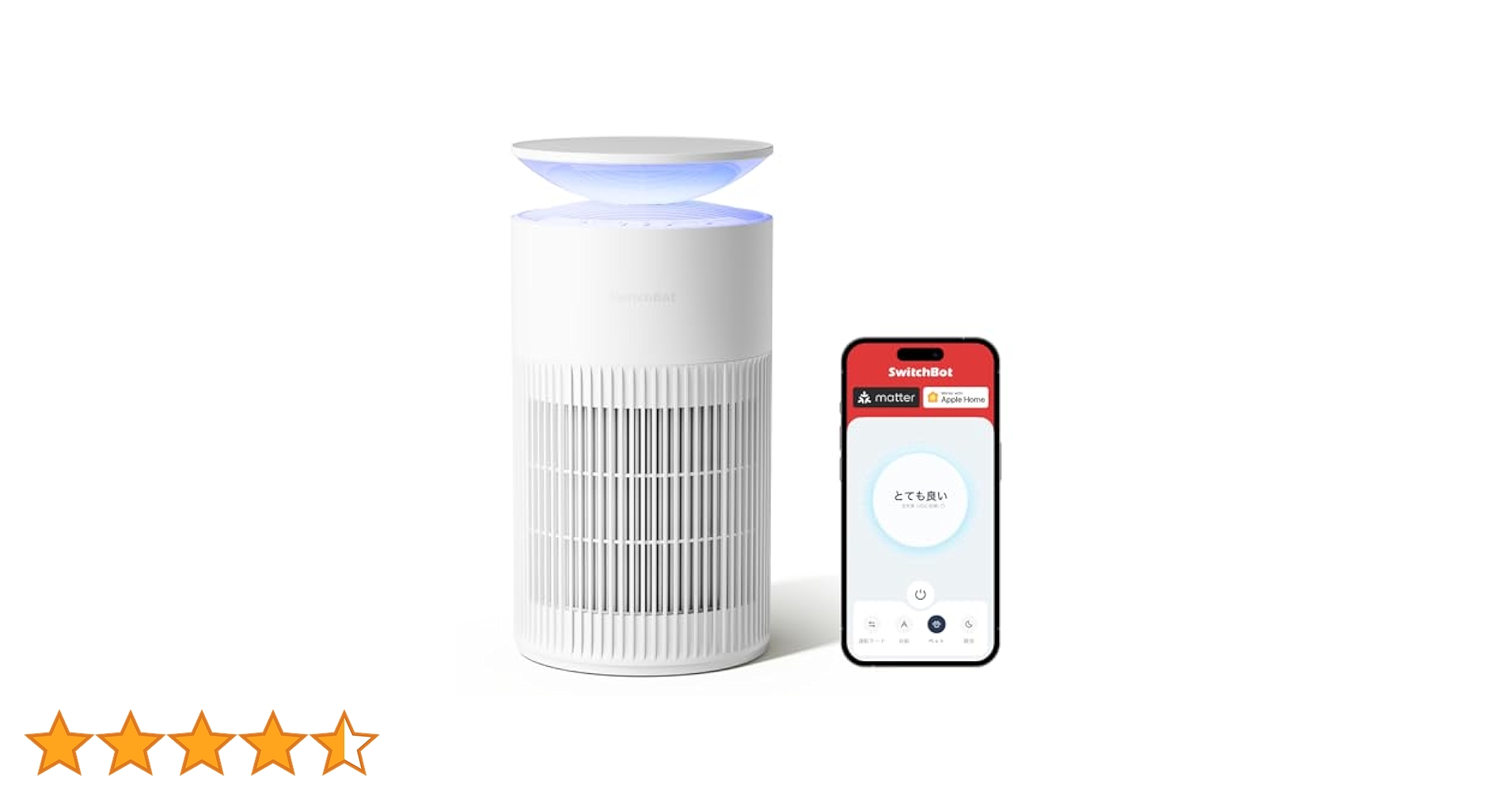 SwitchBot 空気清浄機 Amazon | SwitchBot 空気清浄機 ペット 脱臭 静音 - スイッチ